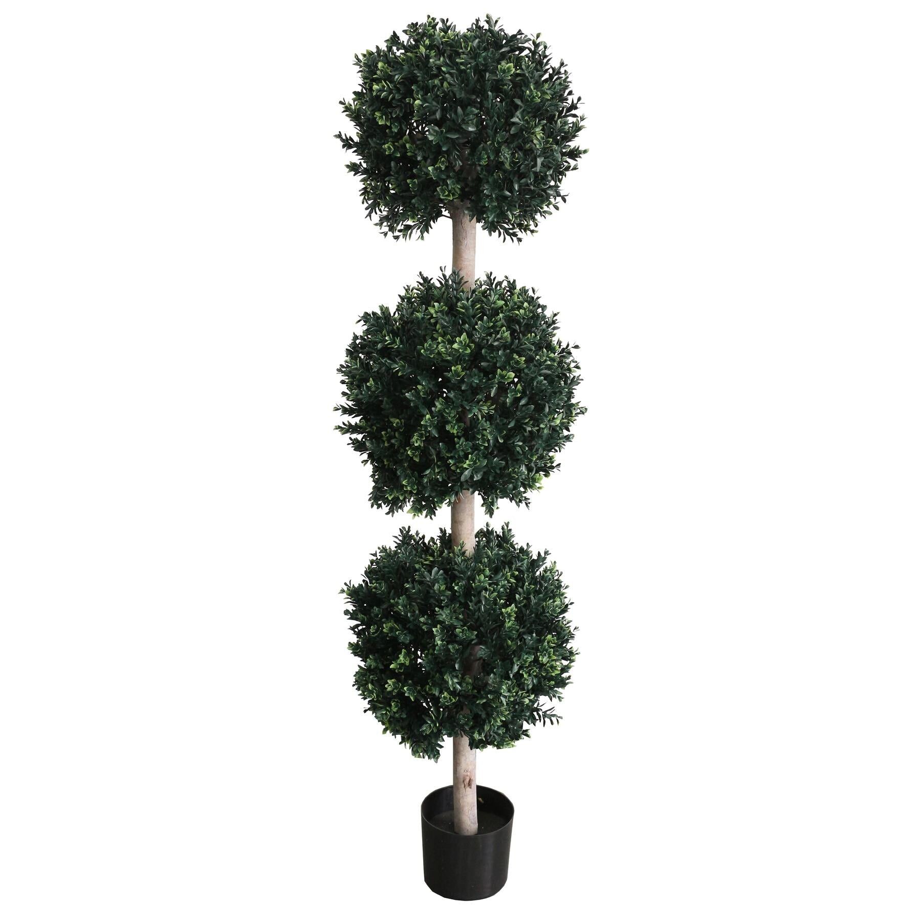 150cm UV Protected Triple Ball Topiary Tree Artificial