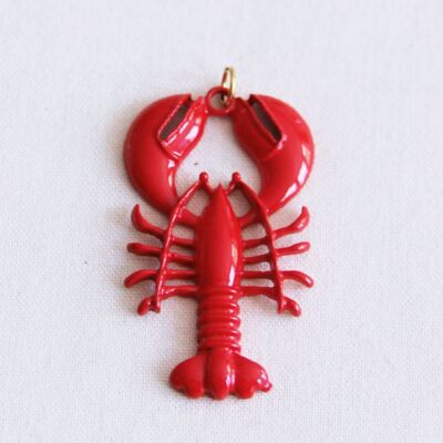 Lobster XL charm (pendant for XL beaded necklace)
