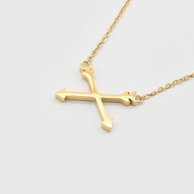 Gold kuku arrow necklace