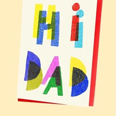 Carte de vœux « Salut papa »