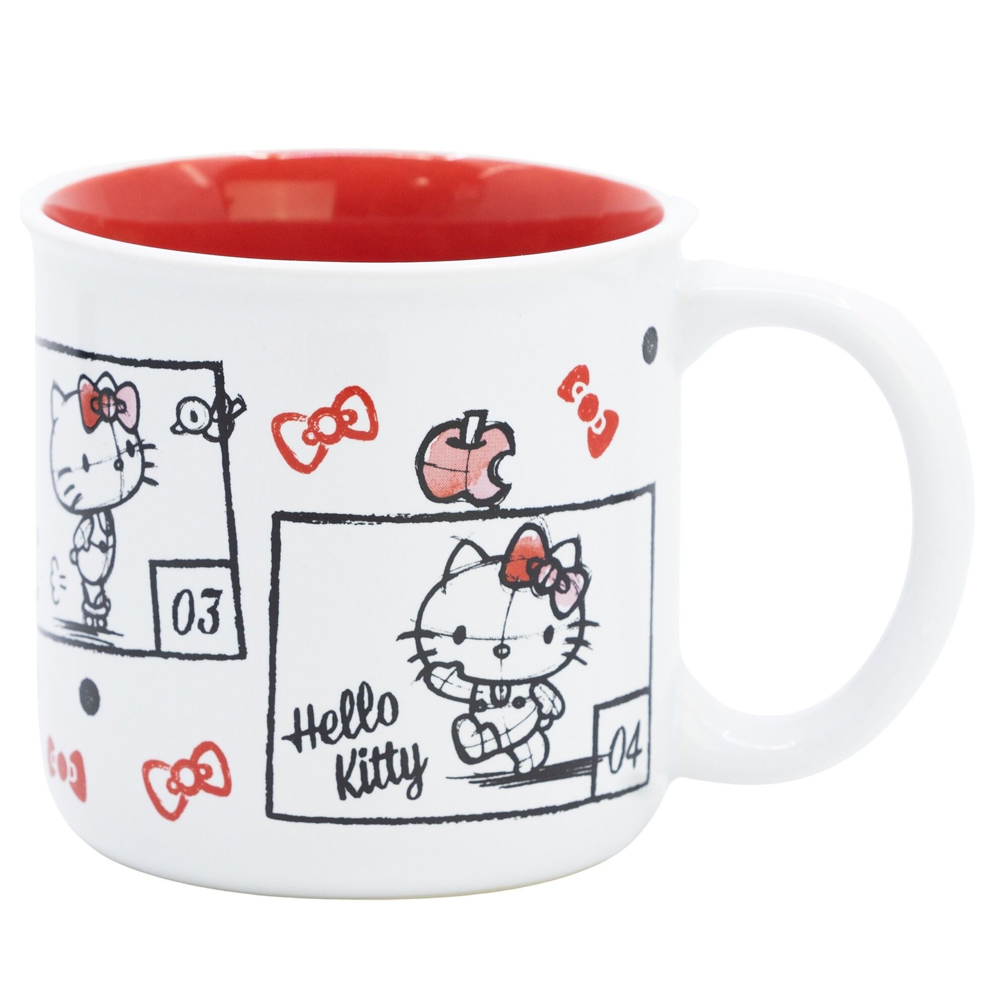 Tazza da colazione in ceramica STOR da 400 ml in confezione regalo Hello Kitty