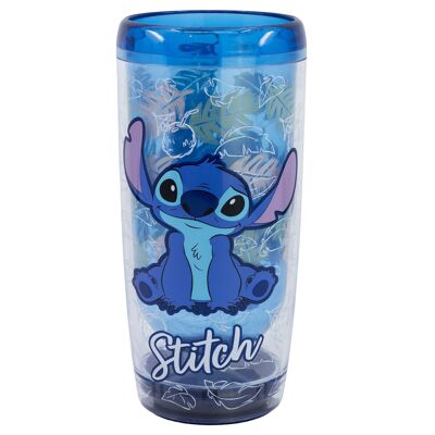 STOR VASO PS DOBLE PARED ANTIVUELCO 625 ML STITCH OHANA