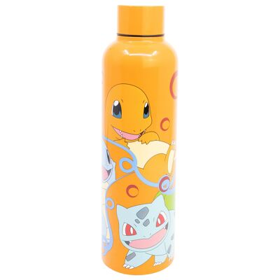 STOR STAINLESS STEEL THERMOS BOTTLE ANTI-TIP 515 ML POKEMON TEAM READY