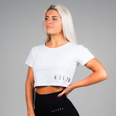Relode Mercy Cropped T-shirt - White