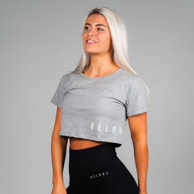Relode Mercy Cropped T-shirt - Grey