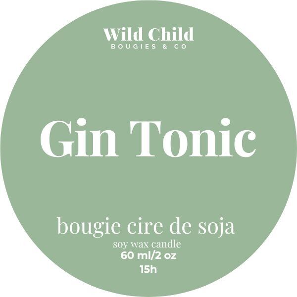 "Gin Tonic" - Candela profumata naturale - 15:00