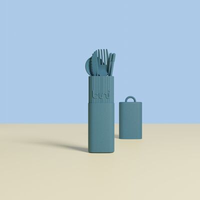 Bini Bleu - Couverts réutilisables et nomades en matière biosourcée