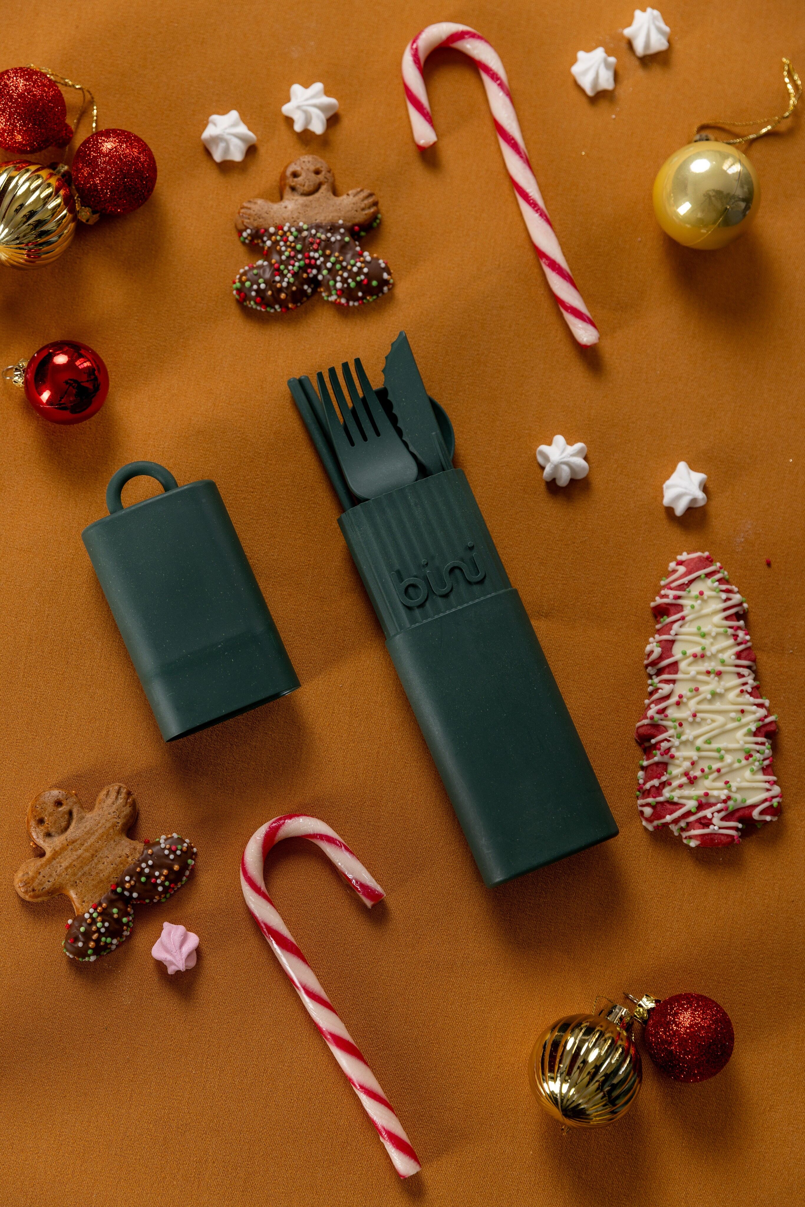 Green Bini – Wiederverwendbares und tragbares Besteck aus biologischem Material