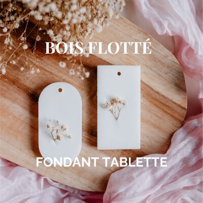 "Bois flotté" Tablette de cire parfumée 10h