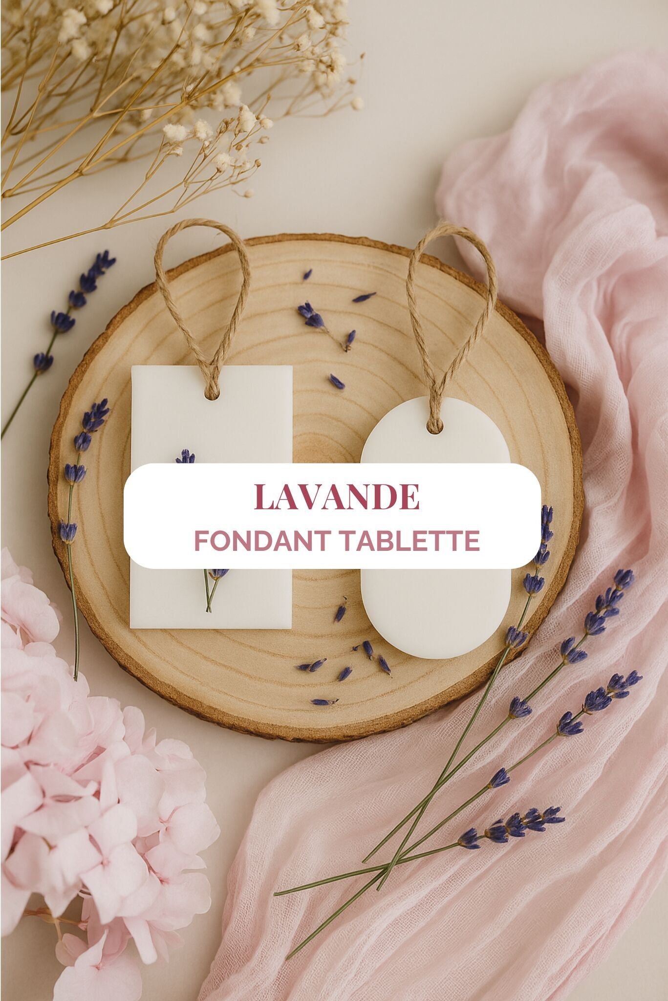 Pastiglia di cera profumata "Lavanda" 10h