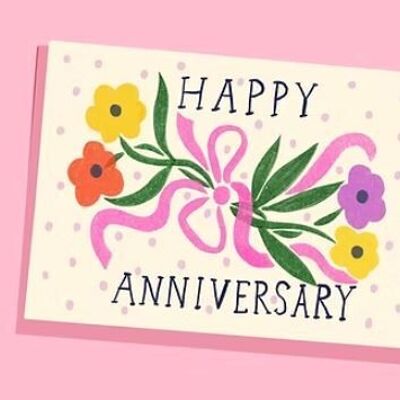 Anniversary Posy Greeting Card