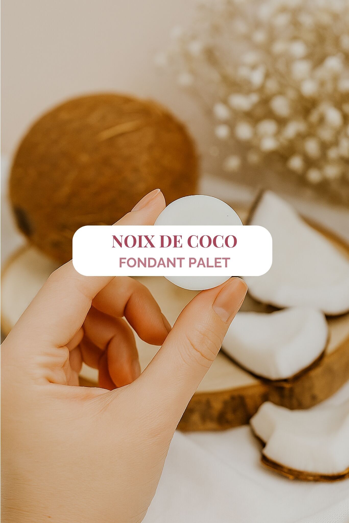 "Coconut" - 5h scented fondant