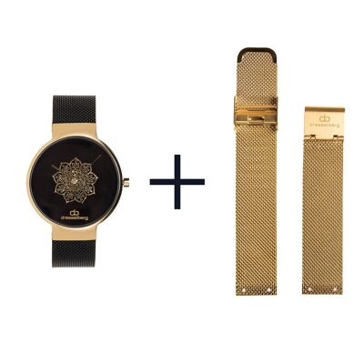 Dresselberg Tory Case-color gold Band-color black and gold