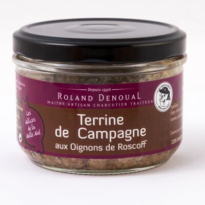 Terrine de campagne à l'Oignon de Roscoff AOP 100G