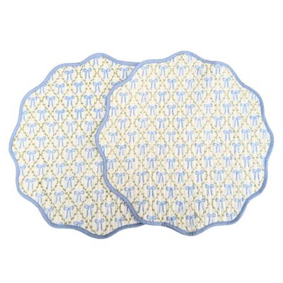 Tovagliette Elizabeth Blue, set da 2