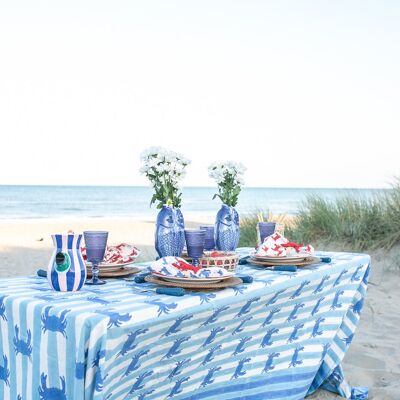 Tovaglia rettangolare granchio blu