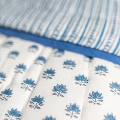 Blue Clover Reversible Quilt