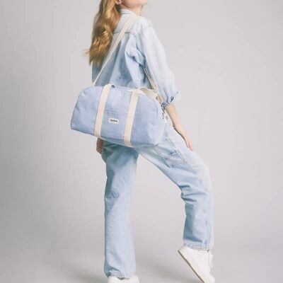 Borsa da bowling Charlie Denim blu