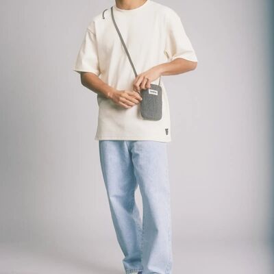 Housse téléphone Bill Denim gris
