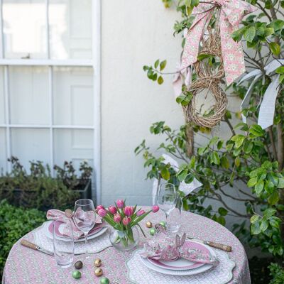 Tovaglia rotonda Emily Pink