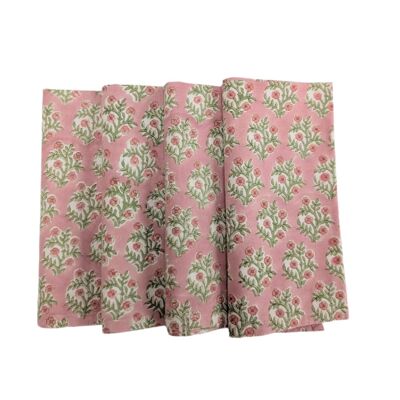 Tovaglioli Emily Pink, set da 4