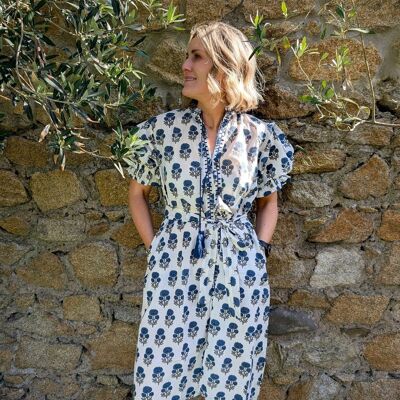 Robe bleue Shirley