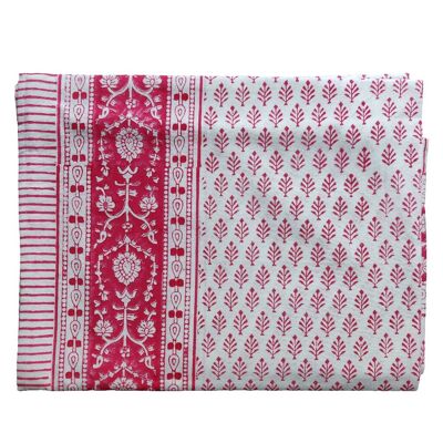 Mantel rectangular rojo Sofía