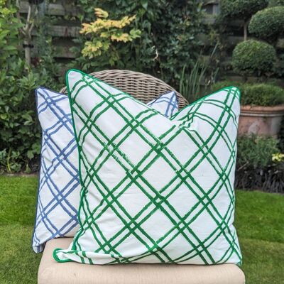 Vogue Bamboo Green Cushion Cover