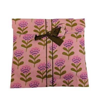 Conjunto de pijama rosa Flora