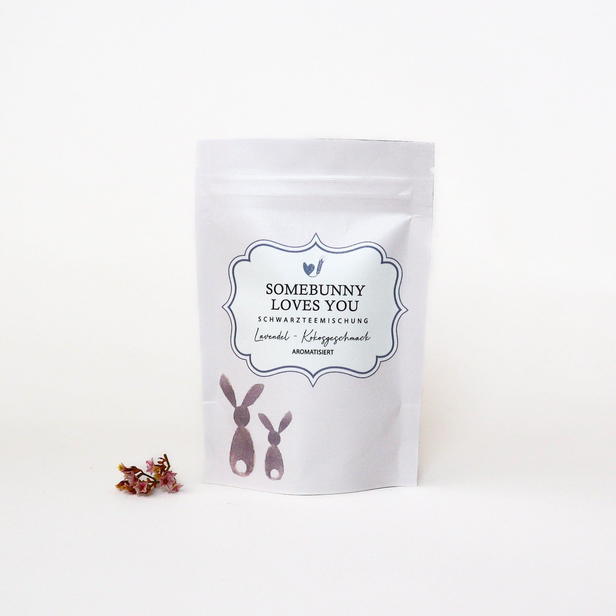 Bolsita de té "Algún conejito te ama"