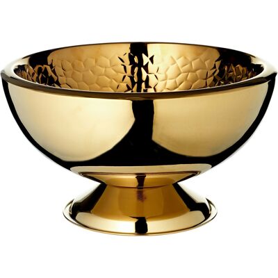 Champagne cooler Bruno gold patterned inside Ø 43 cm