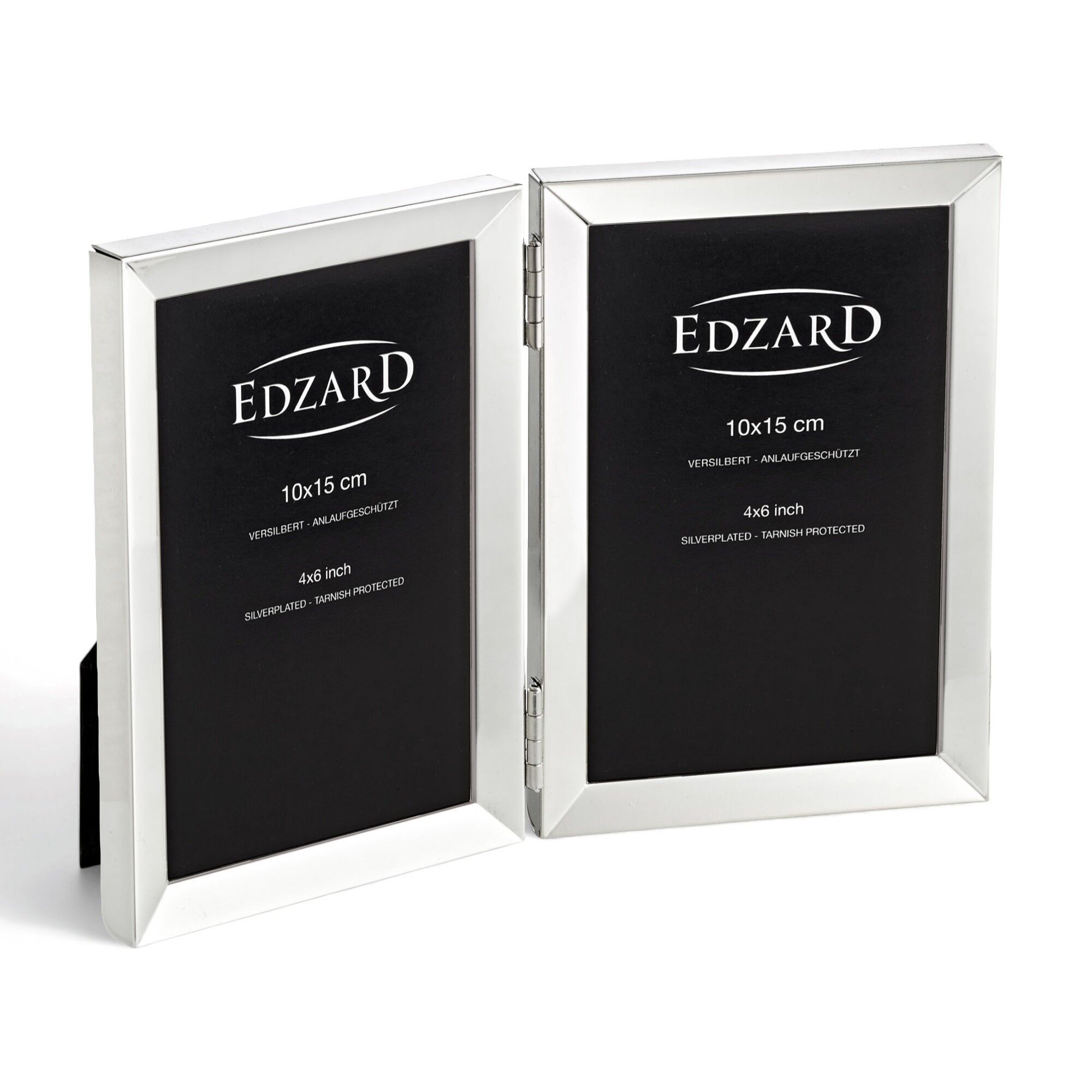 Marco de fotos Livorno doble vertical 10x15 cm