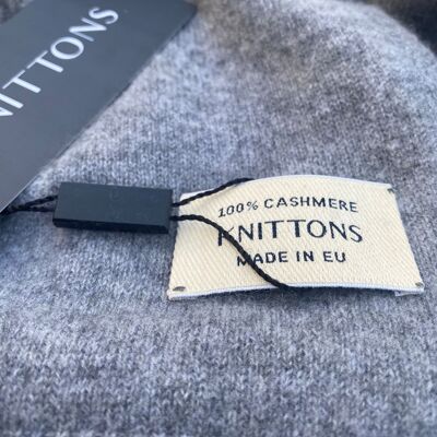 Sciarpa da donna KNITTONS 100% cashmere Realizzata in cashmere Linsieme misura 180*30.