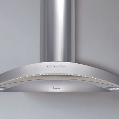 HOTTE ARCADIA cm.90 – Acier inoxydable - 800 m3/h