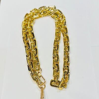 Accessoire chaine telephone doree maillons epais chic