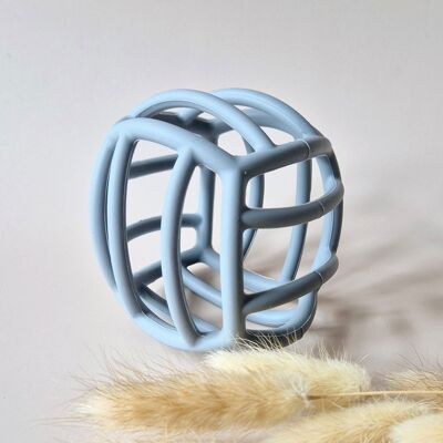Pelota de motricidad flexible de silicona - Gris azul