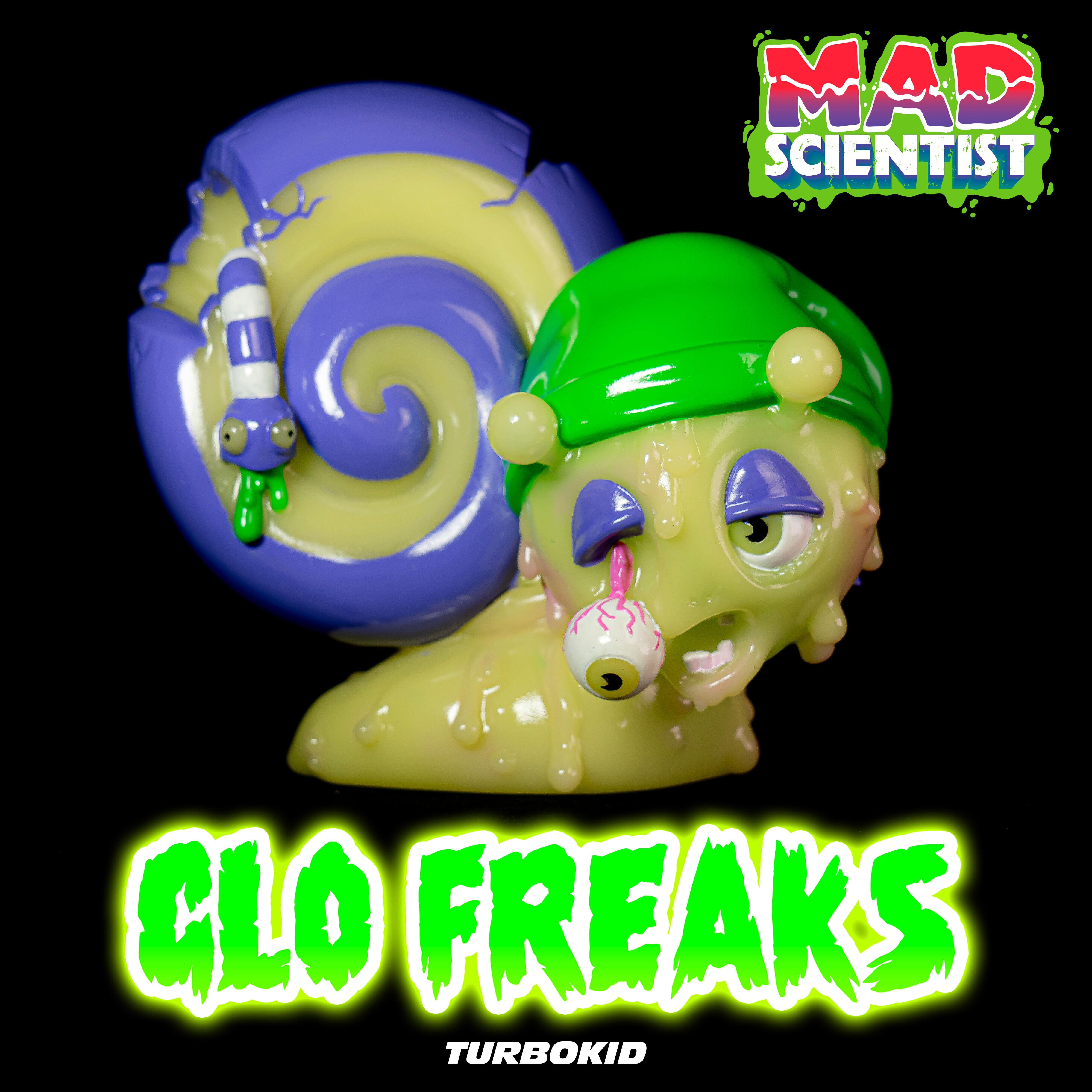 Scienziato pazzo - LUMACA - Sofubi Glo Freaks