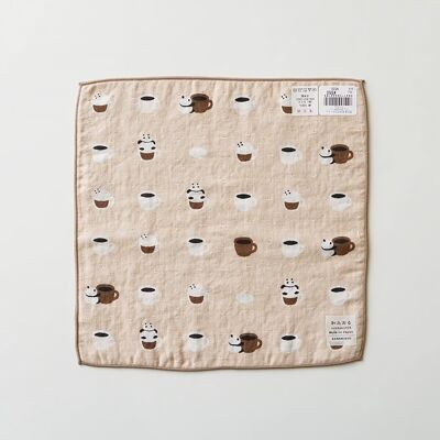 Petite serviette en gaze de coton double face de Hamamonyo