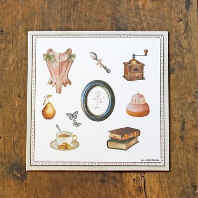 Illustrated poster - The enchanted snack - multi-format