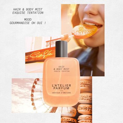 BRUME PARFUMÉE CORPS ET CHEVEUX EXQUISE TENTATION