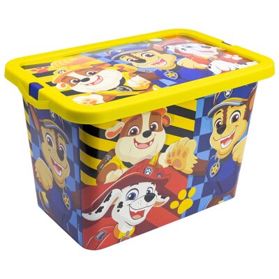 STOR BOX CLICK 7 L PAW PATROL BOY RESCUE PUPS