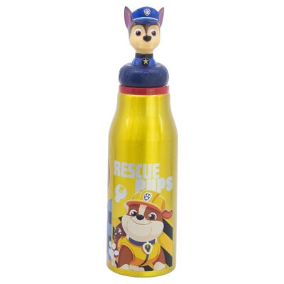 STOR BOTELLA ALUMINIO CON FIGURITA 3D 690 ML PAW PATROL BOY RESCUE PUPS