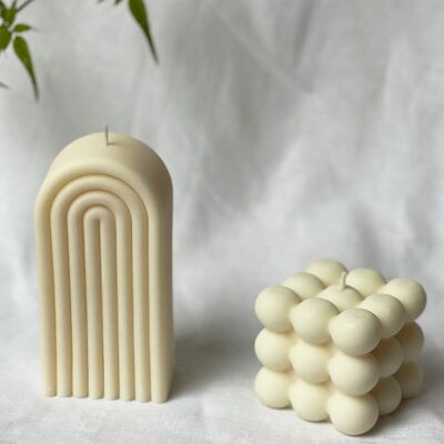 Coffret cadeau de bougies Arch et Bubble