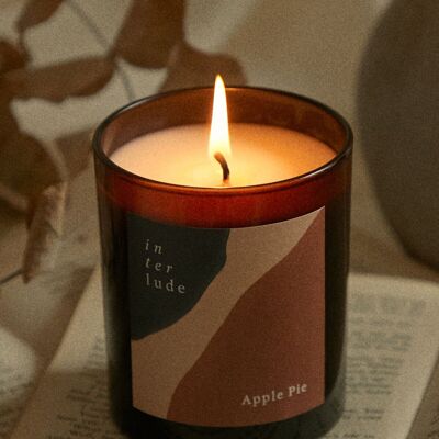 Vela con aroma a tarta de manzana