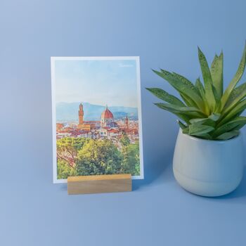 Florence Day View, Italie - Carte postale A6 avec enveloppe 5