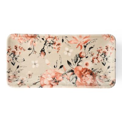 Assiette de service en porcelaine - Série Rochelle, Blossom - 30 x 15 cm
