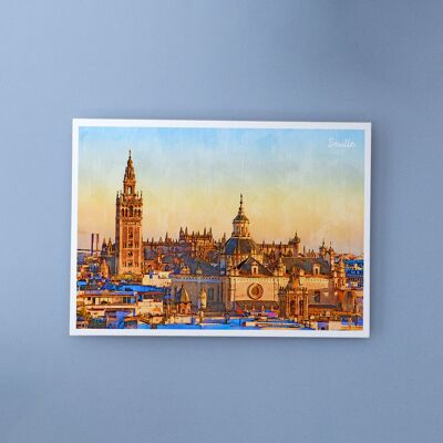Kathedrale von Sevilla, Spanien - A6 Postkarte mit Umschlag Kopie