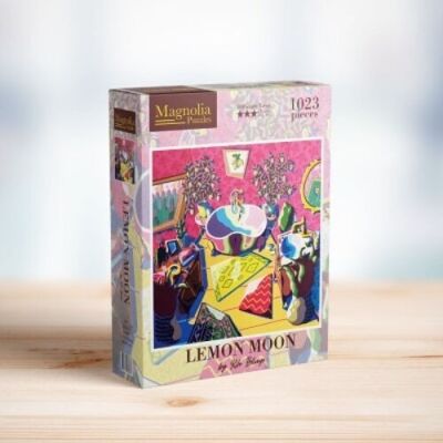 Rompecabezas cuadrado Magnolia de 1023 piezas - Lemon Moon - Edición especial Kilo Blimp
