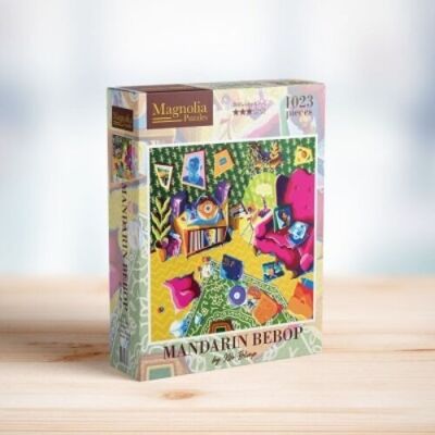 Rompecabezas cuadrado Magnolia de 1023 piezas - Mandarin Bebop