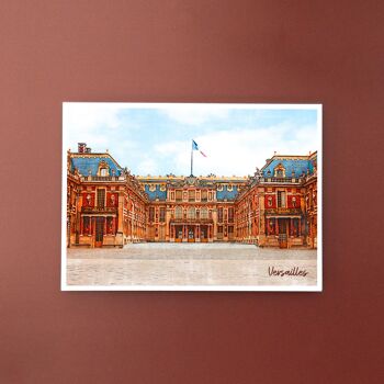 Château de Versailles, France - Carte postale A6 avec enveloppe 1